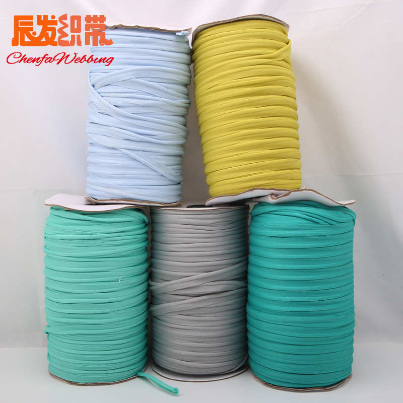 现货1CM彩色高弹丝子母带滚边绳沙发抱枕嵌条窗帘包边条牙子织带