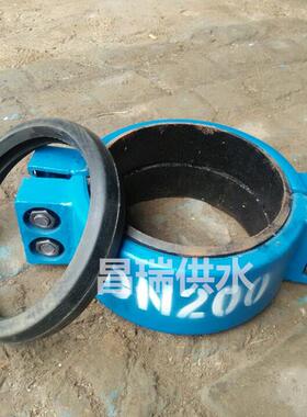 KRHD型钢制柔性管接头 卡箍式柔性管伸缩接头 卡箍接头DN125/150