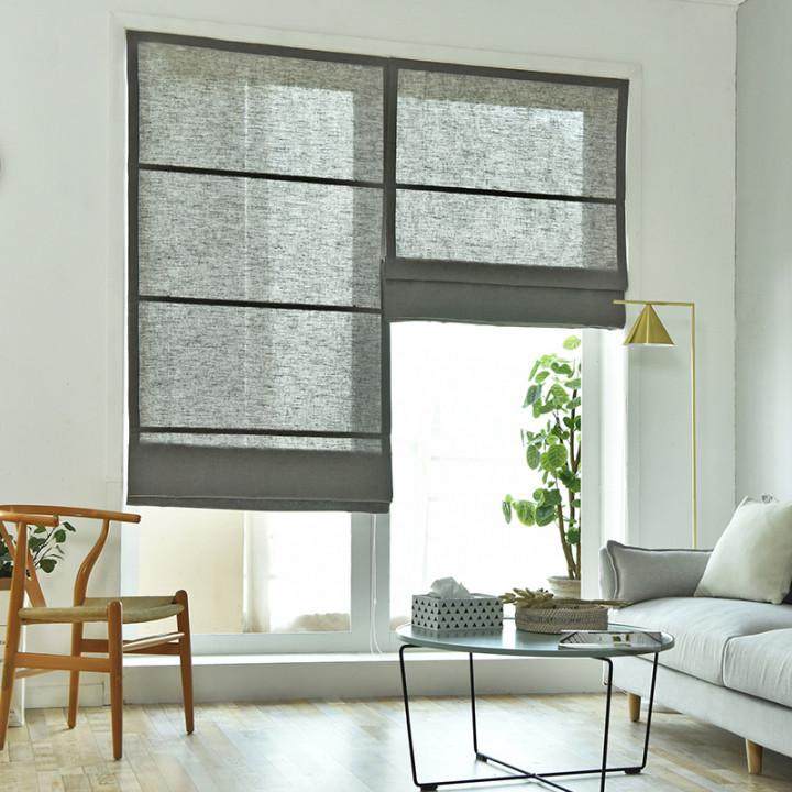 中式罗马帘飘窗卧室升降百叶半遮窗帘窗户折帘办公室全遮卷帘厨房,居家布艺,卷帘,淘宝优惠券,粉丝福利购,淘宝优惠卷