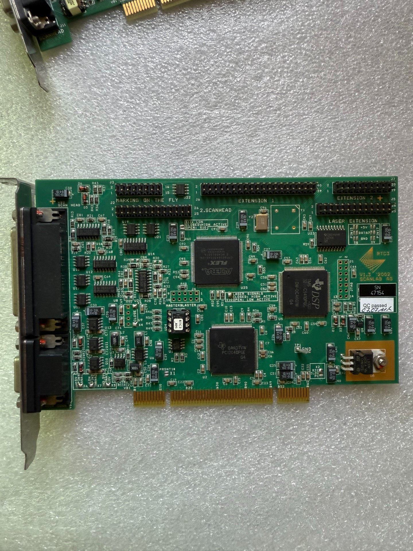 德国SCANLAB RTC3激光打标卡V1.3 2002