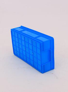 广深圳四格箱东外尺寸350*2 00*8箱5四分格568箱 蓝色塑料分类零
