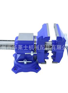 功能台钳重型工作虎台用微型万多向虎钳木工桌钳V家台虎钳679夹具
