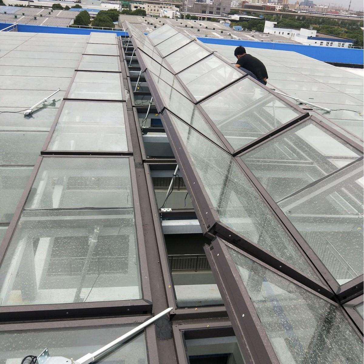 天窗铝合金屋顶窗户阳光房窗户天窗采光通风家装建筑物商场