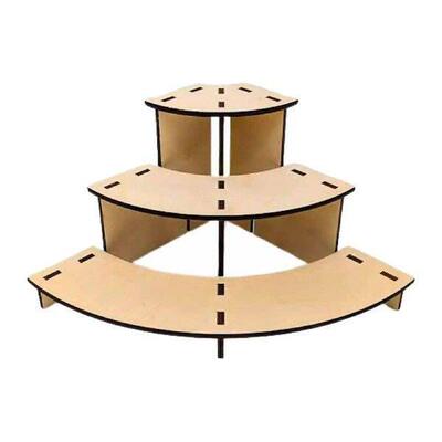 3 Tiers Retail Table Display Stand Decorative Multipurpose