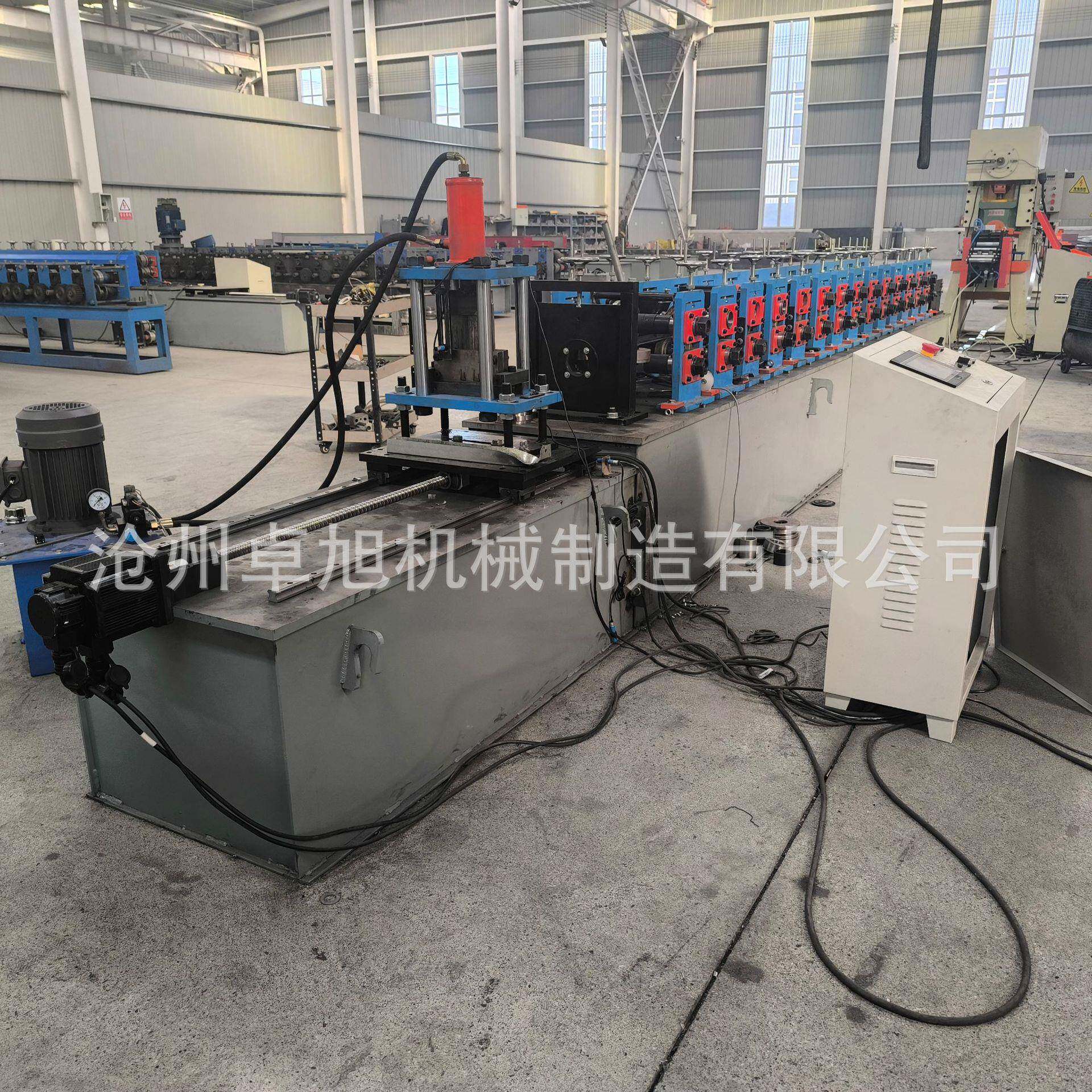 厂家供应不锈钢扣条设备几字钢加强筋设备不停机切断U型材龙骨机