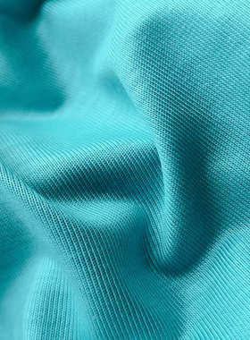 32 兰莫春夏支代尔 190g精罗纹丝光棉单面面料平纹配吊牌休闲服