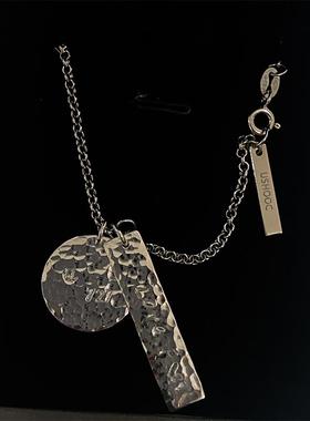 正品鱼说 情侣链925项纯银 原创女计记忆星球刻字设字母送友生日