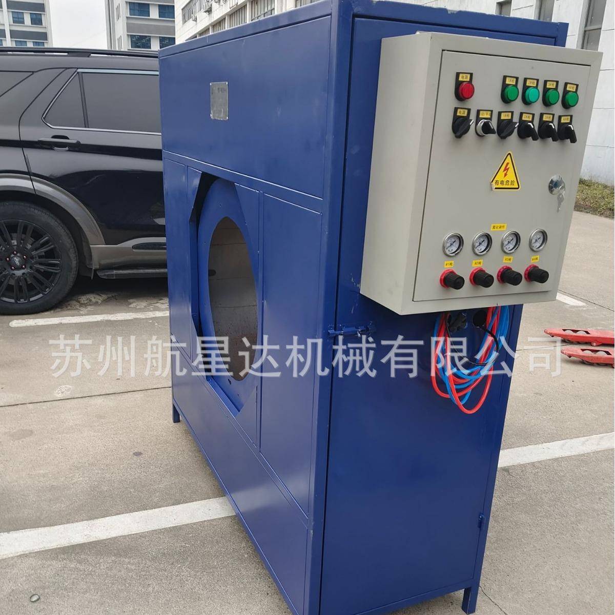 钢管喷涂机360度管道内外壁喷漆设备管道工程防腐内外壁喷漆机