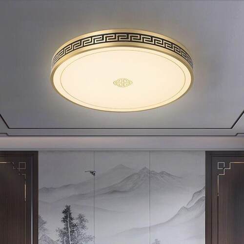 全铜别墅大门LED吸顶灯防虫防蚊防潮门厅灯入户户外大门口阳台灯