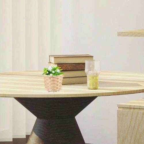 5 Pcs Woven Flower Basket Storage Hand Made Food Serving