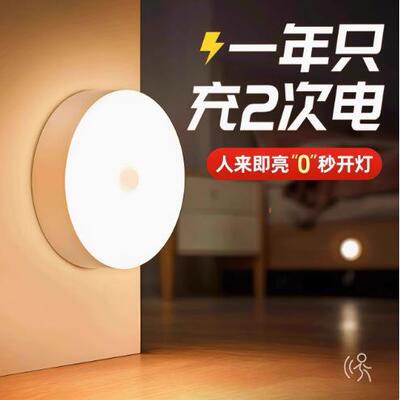 Auto-sensor human body induction night light for bedroom bed