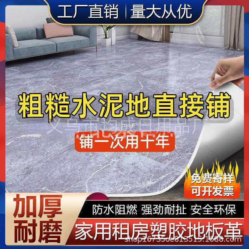 客厅地垫卧室加厚免洗可擦pvc地毯大面积全铺家用防水防滑塑胶板