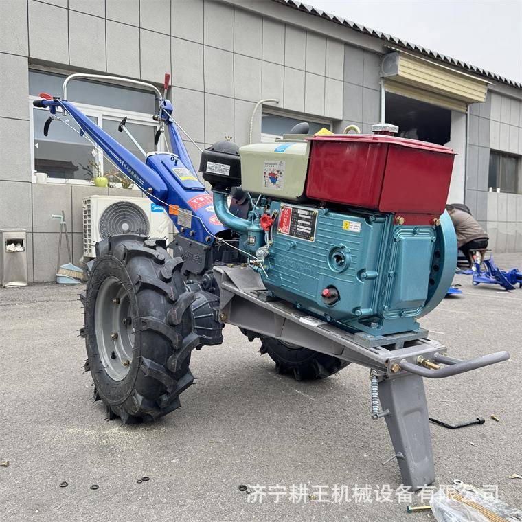 手扶151底盘18马力旋耕开沟拖拉机乘坐式两轮开荒起垄手扶拖拉机