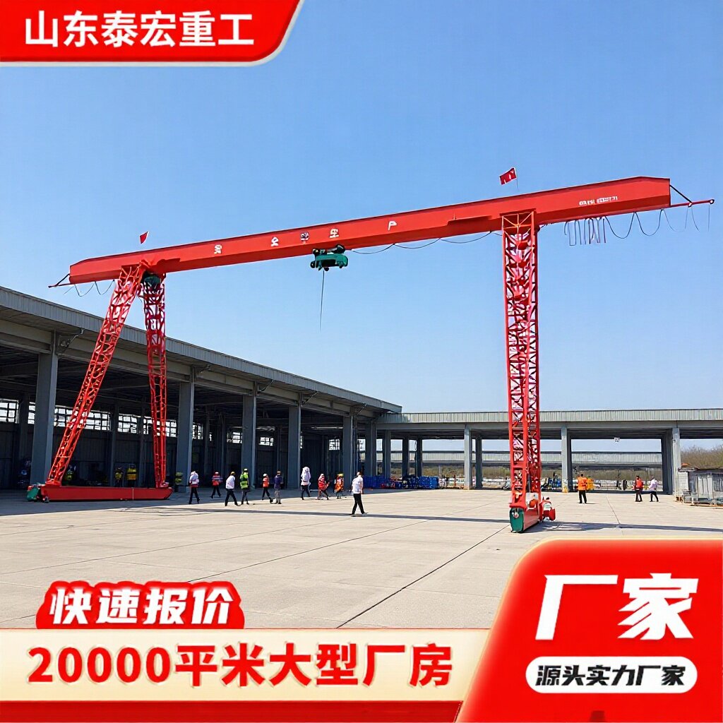 龙门吊10吨20吨厂家MH型上包下花电动遥控门式起重机全包厢龙门吊