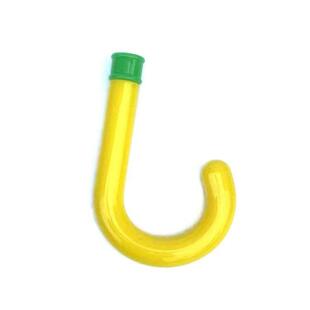 遮阳雨伞儿童伞手柄红色弯勾伞头粉红色男女童伞把黄色勾柄