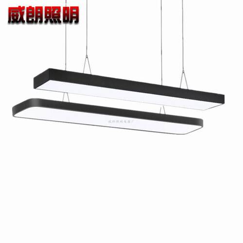 led长条灯 现简约吧台吊灯 吸顶灯公室吊灯 餐厅前台吊线灯具