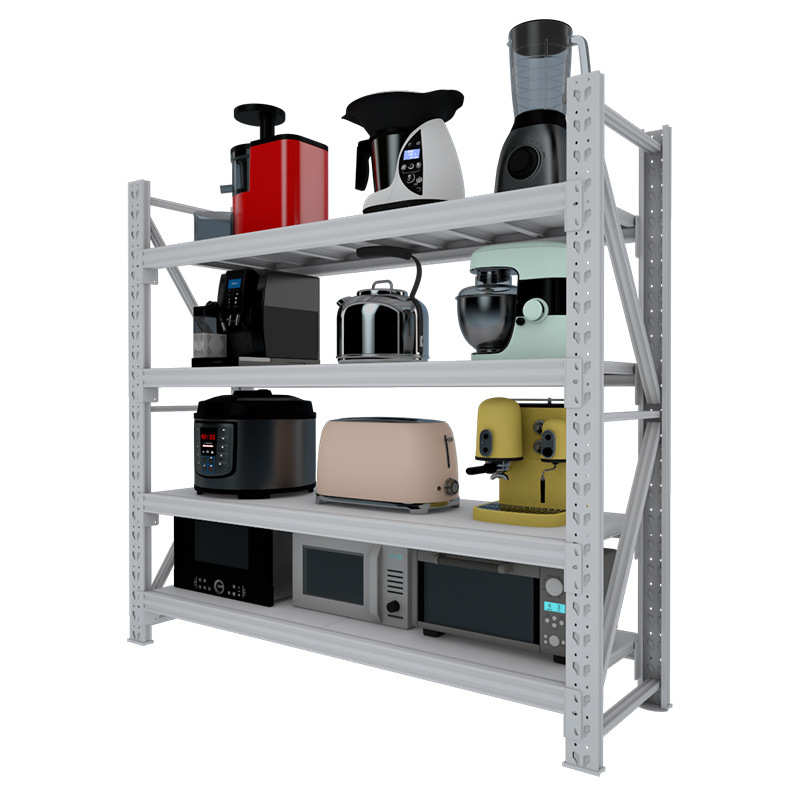 500kg】重型货架五金库房收纳货架横梁凹槽设计超强承重仓储物架