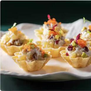 网红菊花塔壳模具可重覆使用不粘碳钢菊花盏小号蛋挞菊花模具