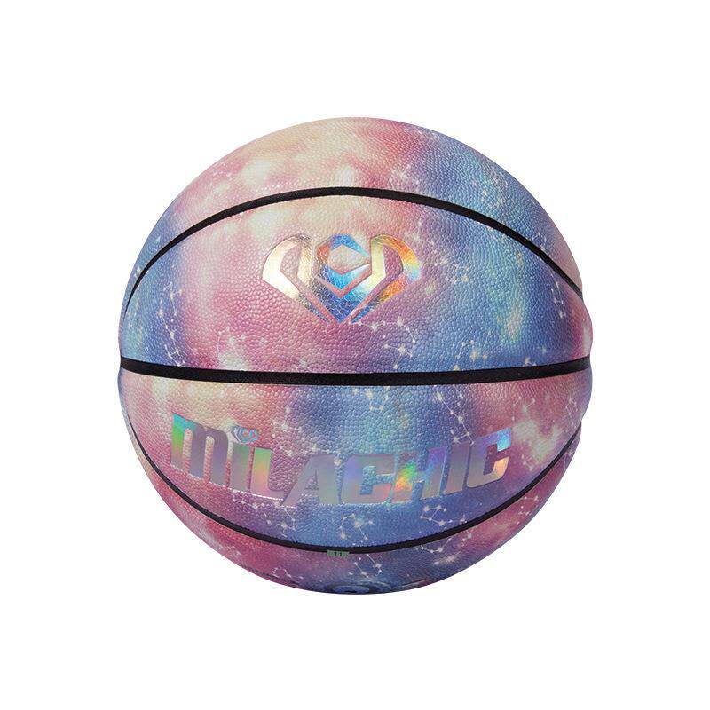 夜光荧光发光亮篮球7号比赛训练星空耐磨吸湿pu软皮篮球男生送礼