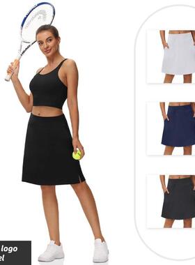 Sports tennis shorts, mid length, anti glare running,