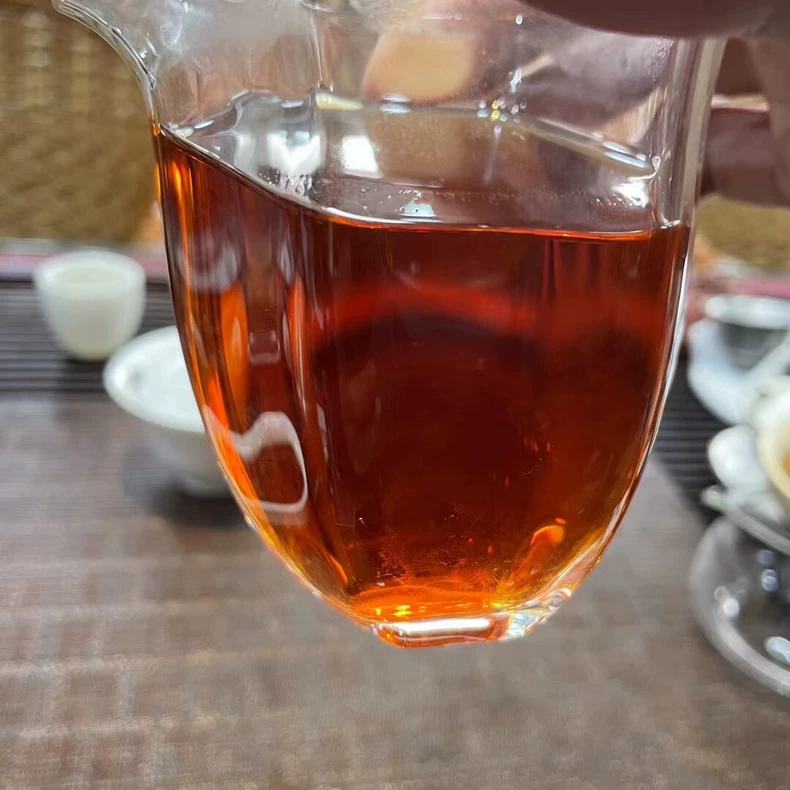 1997年雙獅同慶生散茶幹倉老茶 一筐400克班章野生古樹老生散茶 普洱茶 BUASHOP普洱老茶