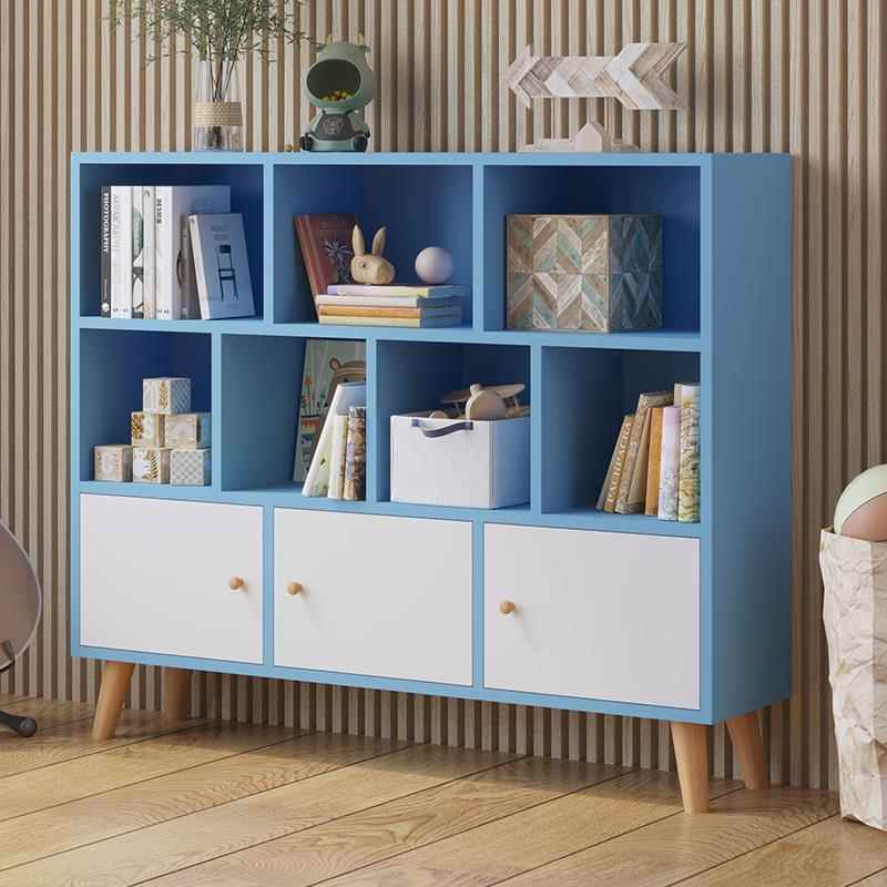 V简易书架置物落纳地收架子客厅柜子8储物架柜家用SLV靠墙多层儿