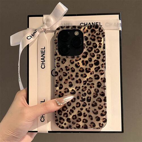 适用于iphone17pmx苹果手机壳17promax女生高级感高级感棕豹纹iPhone16promax苹果15手机壳14新款13全包12