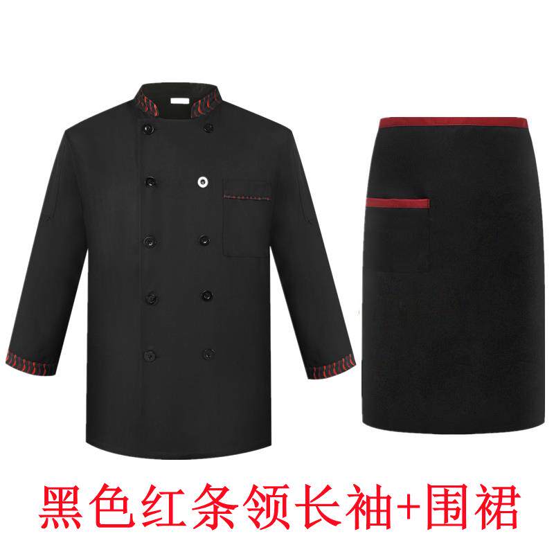高档餐饮男西餐厨师制服经典三分之半袖袖厨房厨师工袖作服短夏季