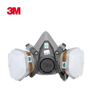 3M6200面具配6005CN滤盒防甲醛防有机蒸气工业化工异味防护面罩