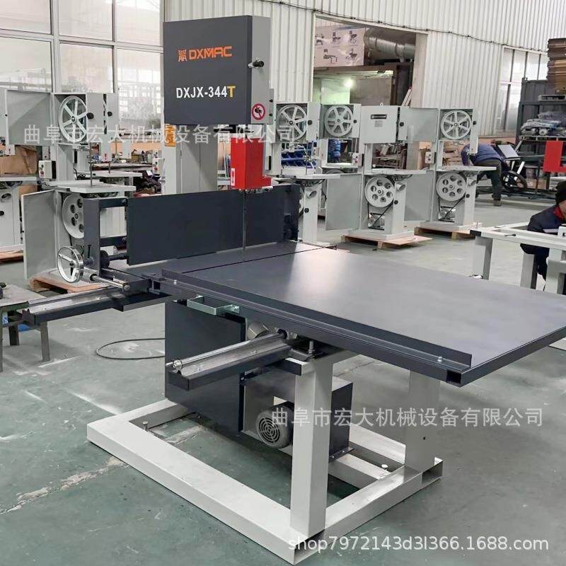 344改双头锯切割 复合保温板彩钢外皮立式木工切割锯 数控全自动