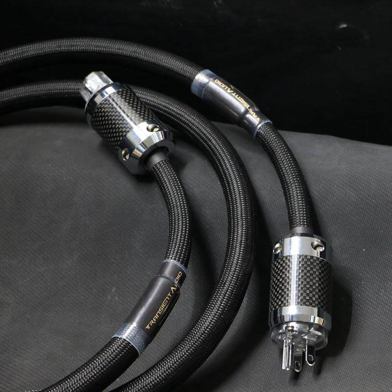 TRANSIENT 8N方芯铜HiFi音响功放电源线单晶铜发烧功放胆机电源线