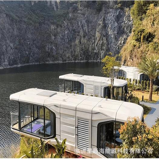 网红未来舱集成房屋世外隐居民宿房屋旅游景区民宿酒店航空铝外壳
