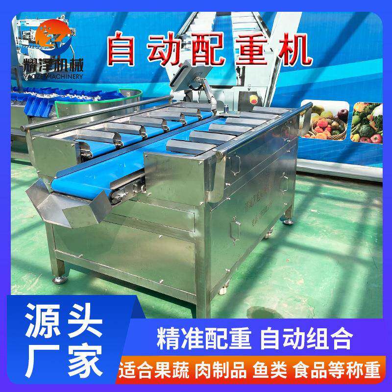 鱿鱼海参鱼排目标配重机香肠组合配重秤厂家多工位定量组合秤