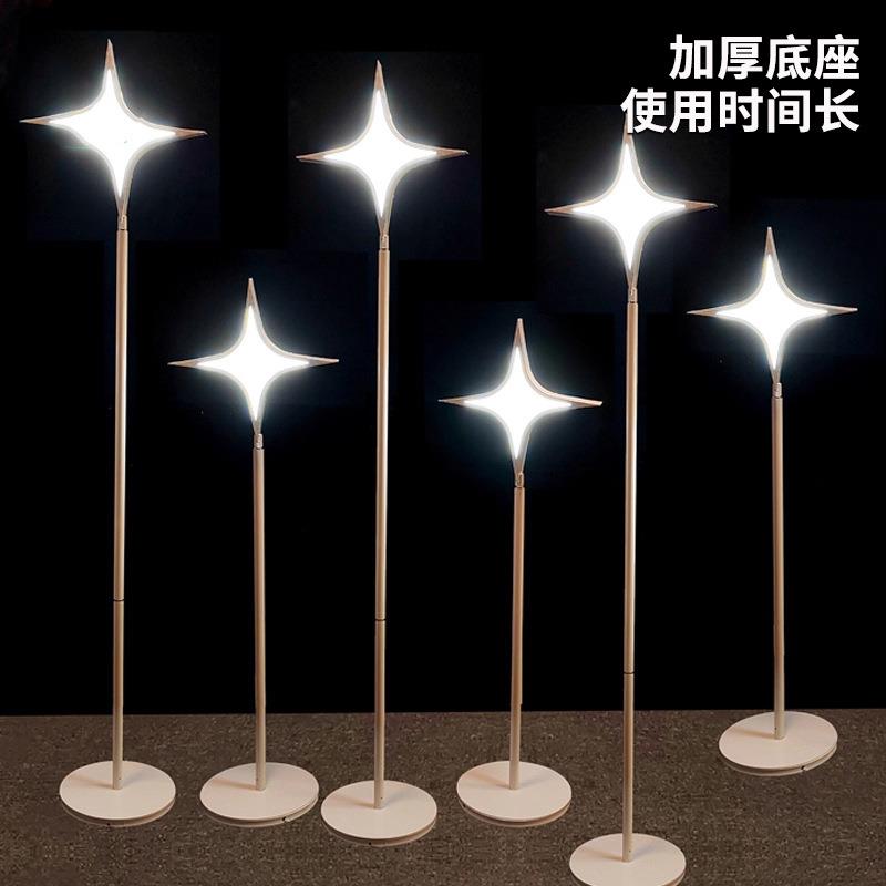 婚礼群星发光水晶路引灯引路灯橱窗道具摆件婚庆T台舞台布置装饰