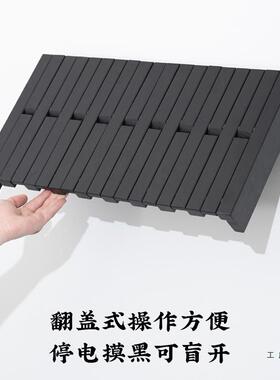 电箱表钢盒遮挡装饰画挂衣架挂钩F99J6J7T钩琴键架实木挂衣壁画电