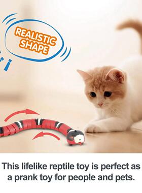 Smart Sensing Cat Toys Interactive Automatic Eletronic Snake