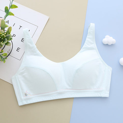 阶段少女钢圈文胸纯棉少女文胸