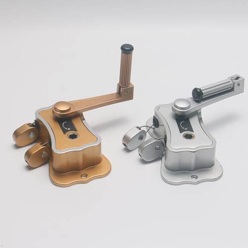 手摇器阳台升降双杆凉衣架配件通用摇手器摇把晾升降器孔距12.5cm