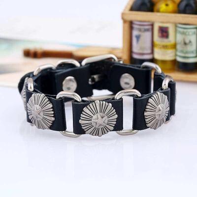 Jewelry link cowhide Brlet personality tend Steet men