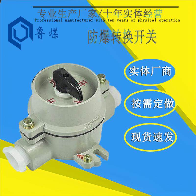 矿用急停按钮功能齐全BHZ51-10/380V防爆转换开关