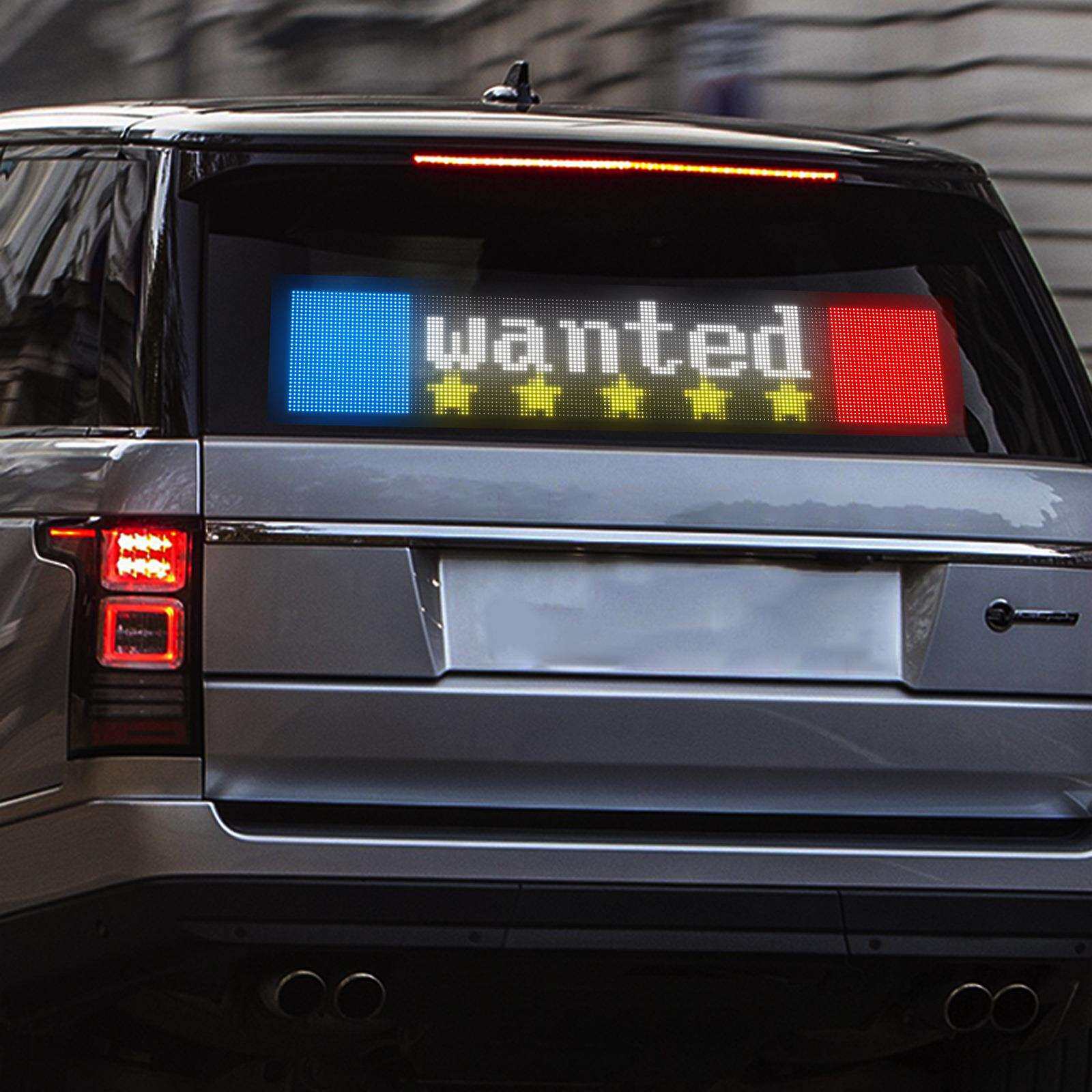 LED广告屏全彩显示屏门店招牌滚动走字双排免安装显示显示器高亮