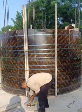 圆柱木模板梁古LNS建场工模国网电机力基础圆形柱子具厂建筑圆模