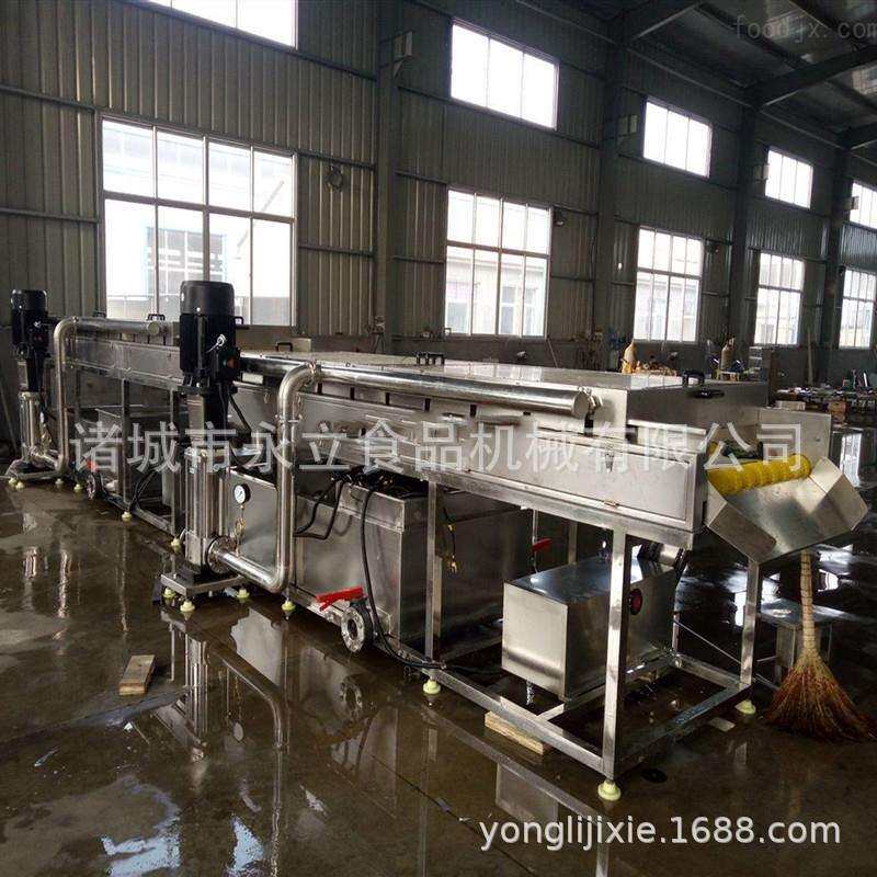 水果蔬菜毛辊去皮清洗机小型清洗设备U型毛辊去皮机器