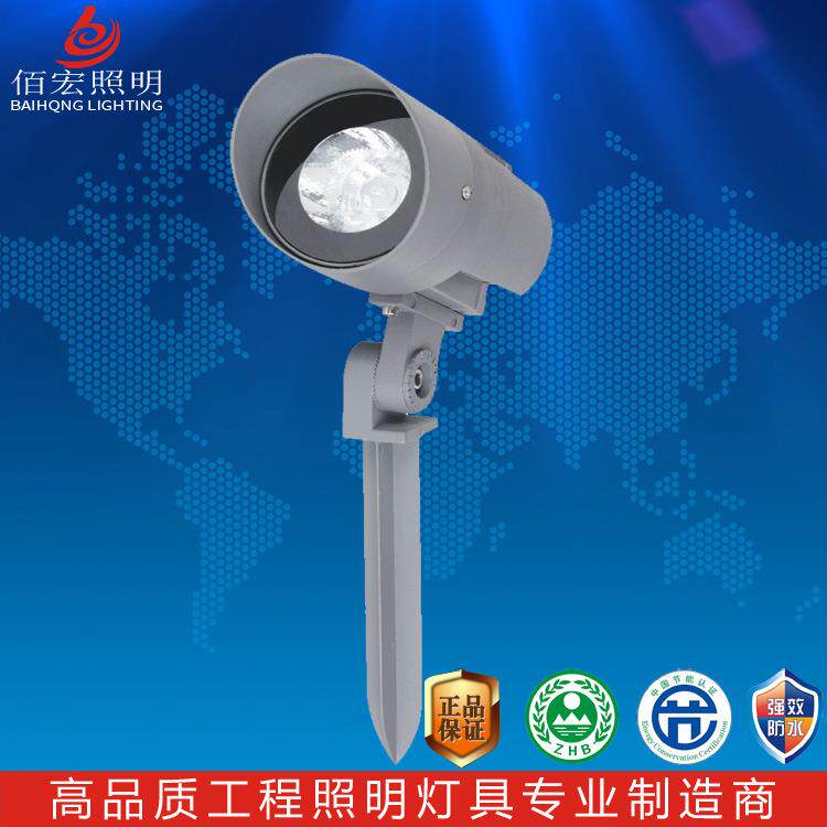 LED插地灯COB10W 20W 公园草地射灯户外防水景观园林投射灯