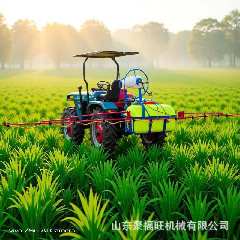 四轮折叠喷杆小麦蔬菜打药机玉米地宽幅打药机大葱辣椒喷雾机