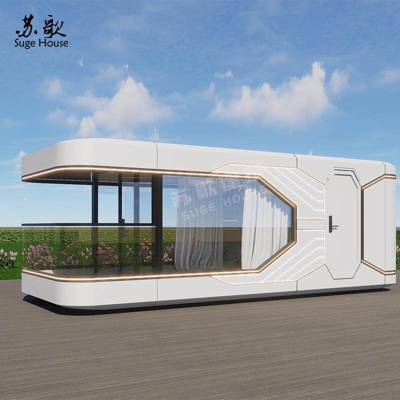 厂家直销可移动钢结构景区太空舱民宿酒店阳光房设计施工预制房屋