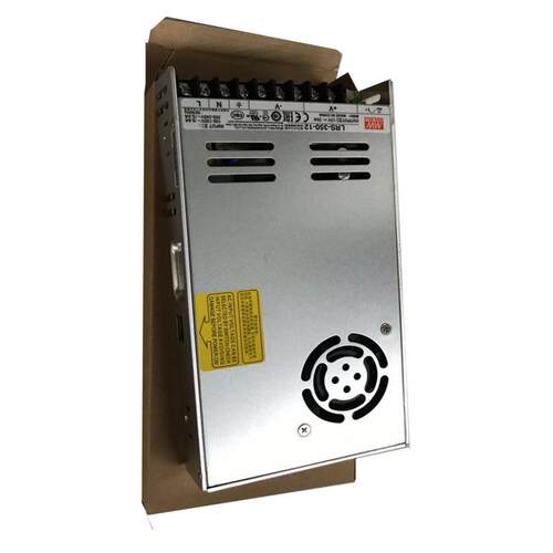 LRS-350-12明纬开关电源高端3D打印机安防监控设备12V30A350W驱动