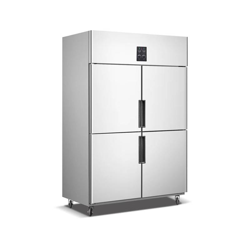 四门冰箱商用厨房冷柜冷藏冷冻双温保鲜柜不锈立式冰柜大容量急冻