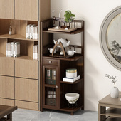 三角客厅书柜边落地墙角储物柜置物架卧室转角柜角落柜子柜柜茶具