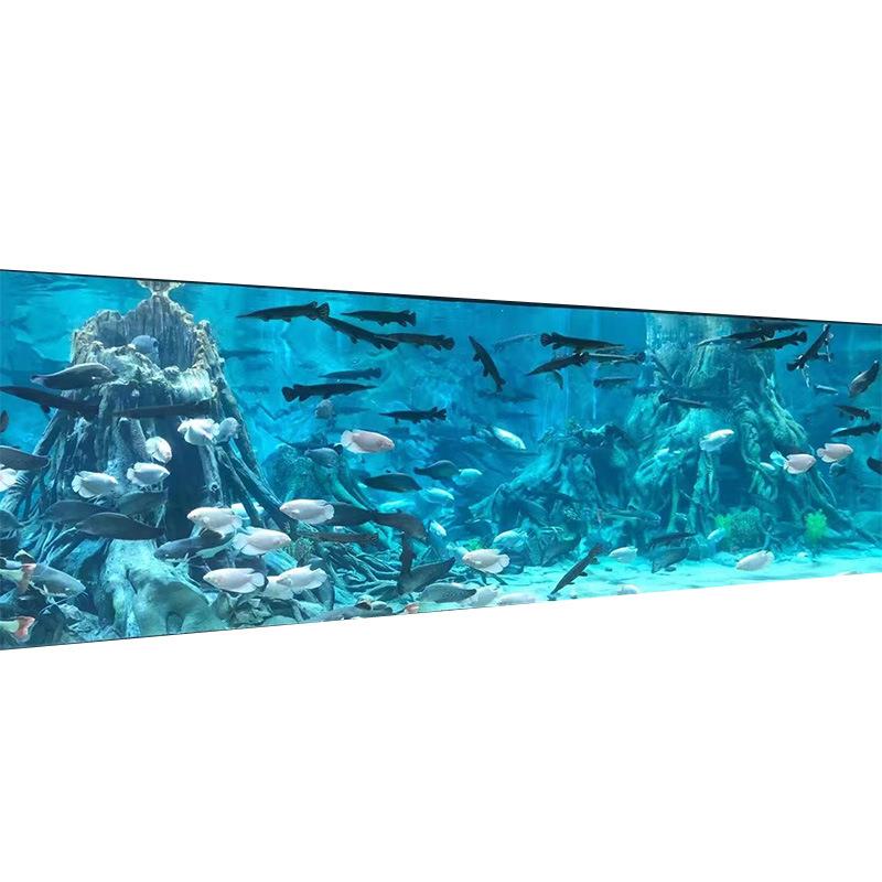 大型亚克力鱼缸设计施工别墅酒店超白玻璃展览展示大型水母鱼缸